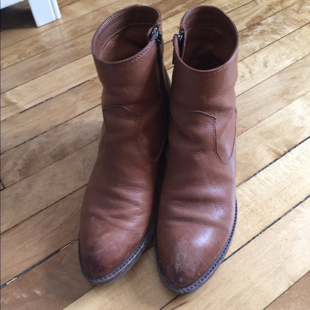 Frye Leather Ankle Booties